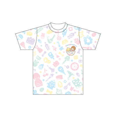 こうじょうちょーのゆめごこちTシャツ【ワンポイントロゴ】 Designed by やまもとしんじ(150サイズ/ドライTシャツ/前面のみ印刷)