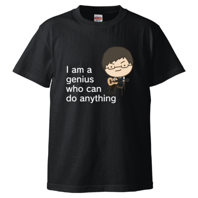 ゴードンギターTシャツ(黒)