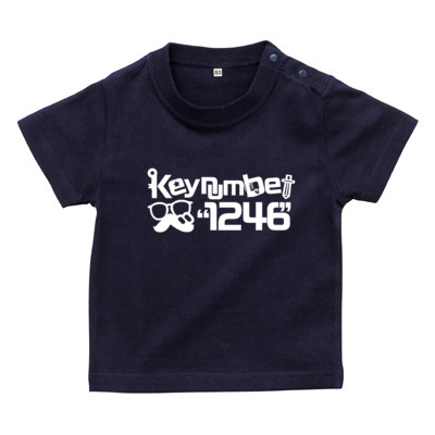 "1246"Tシャツ文字白(ベビーTシャツ)