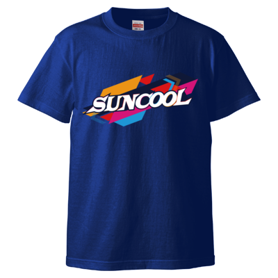 【さんくーる】チャンネル開設3周年記念Tシャツ<ロイヤルブルー> A柄