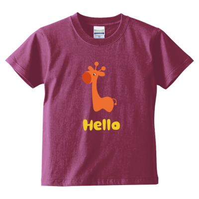 Hello Orange(キッズTシャツ)