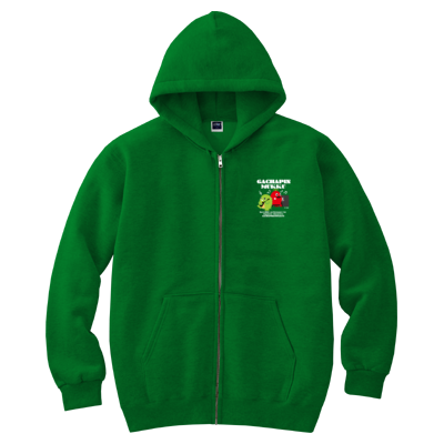 ガチャピンちゃんねる キッズジップパーカー