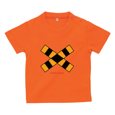 踏切 ベビーTシャツ
