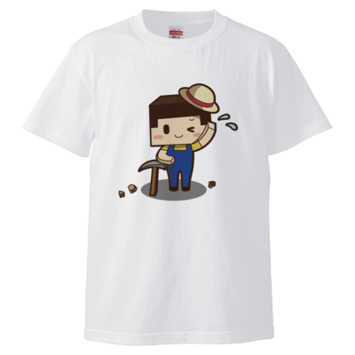 ツルハシたこさん(5.6オンス ハイクオリティー Tシャツ)