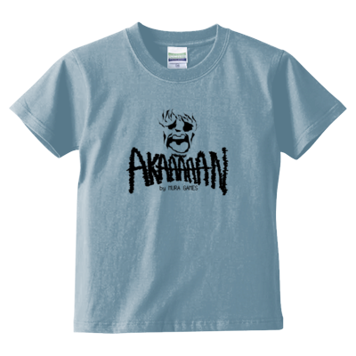 キッズサイズ『AKAAAAAN』Tシャツ 黒