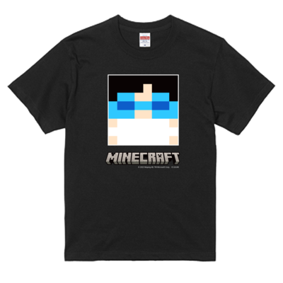 マイクラサンプル_HamanoTシャツ(ブラック)