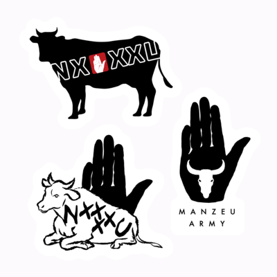 はんじょう(MANZEU ARMY)ステッカー