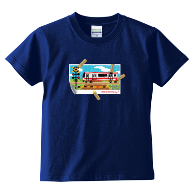おえかき踏切 Tシャツ(キッズサイズ)