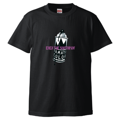 「ヤマトカラー」X「左ききのエレン」Tシャツ【ライトグレー】【ブラック】