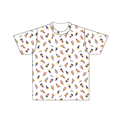 【脱獄ごっこ】オーバープリントキッズTシャツ／140サイズ