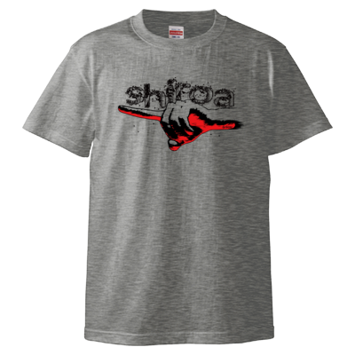 SHIROA Fingertip crash Tシャツ