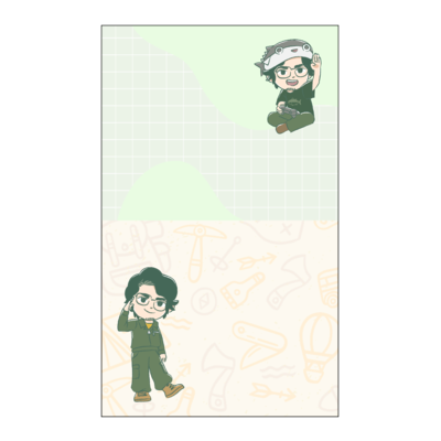 まぐにぃサンプル 卓上メモ