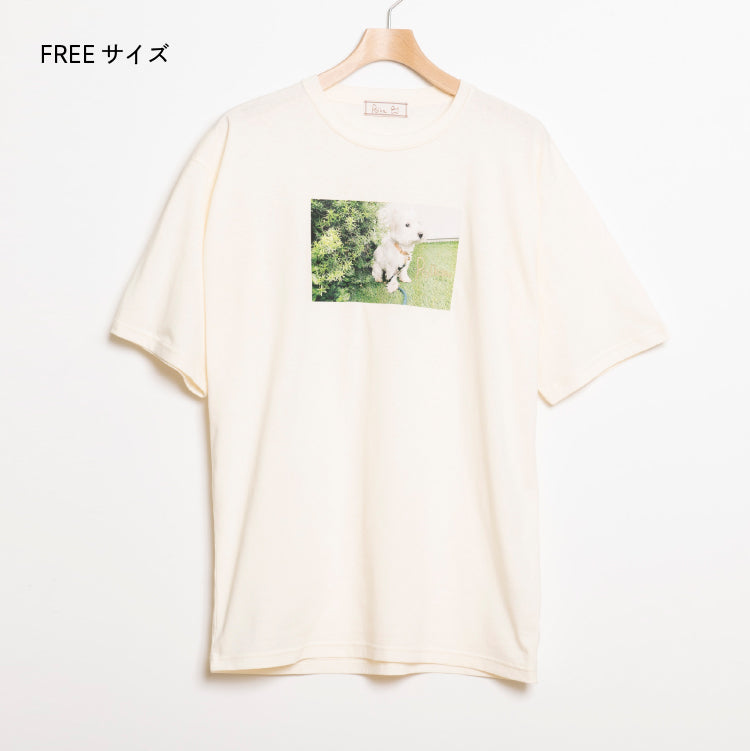 【Poika】フォトプリントTシャツ
