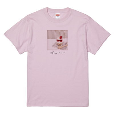 ちぃちゃんねるサンプル ハイクオリティー Ｔシャツ（ライトピンク）