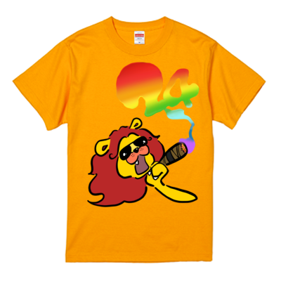 出し勝ちライオンくんTシャツCOLOR