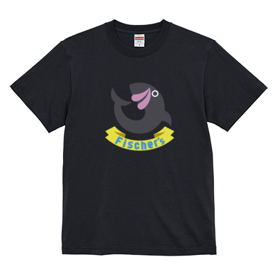 フィッシャーズTシャツサンプル タグ有りオンデマンド転写