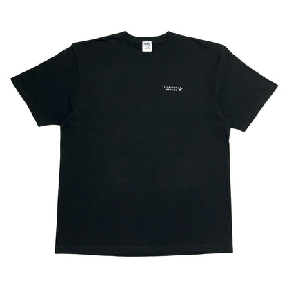 【釣りよかでしょう。】両面ロゴTシャツ_ブラック