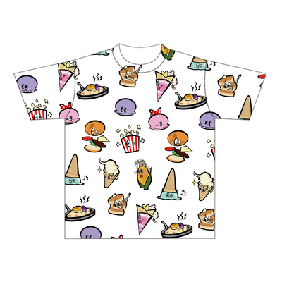 【アジーンTV】総柄フードTシャツ(M)
