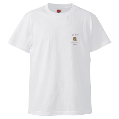 【ゆめみん日和】ワンポイントくまさんTシャツ　大人用
