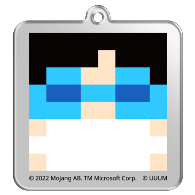 マイクラサンプル_Hamanoアクリルキーホルダー