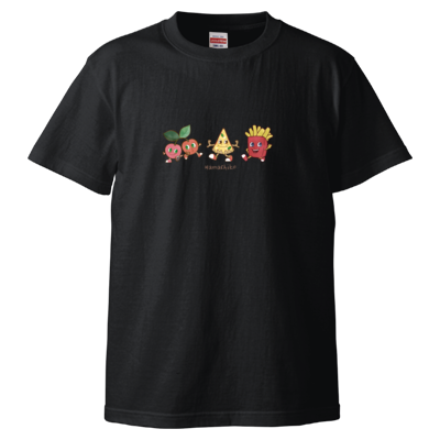 はまちこちゃんねるサンプル Tシャツ（ブラック）