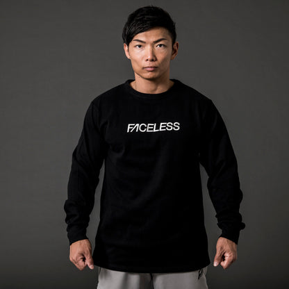 【FACELESS】Logo long-sleeve shirt