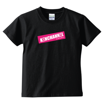 KENCHANNEL 5star_pink＆w（5.6オンス ハイクオリティー Tシャツ<キッズ>）