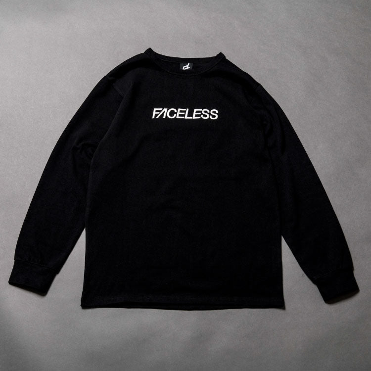 【FACELESS】Logo long-sleeve shirt