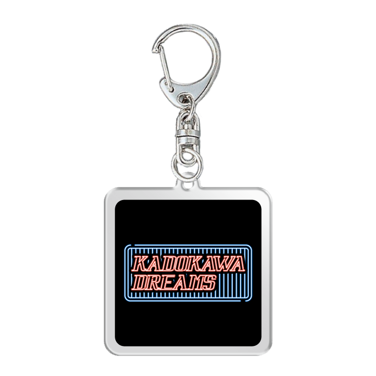 【ダンマス ワールド3 × KADOKAWA DREAMS】正方形アクリルキーホルダー