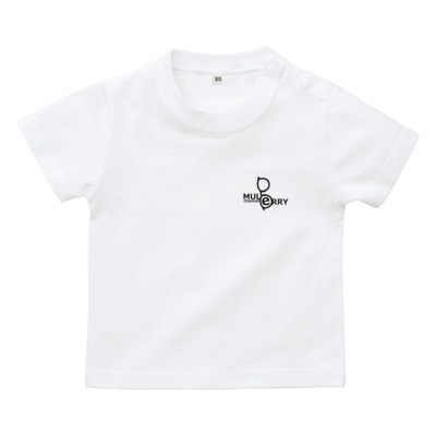mulberry(英語表記)Tシャツ文字黒（ベビーTシャツ）