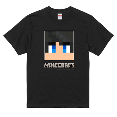 マイクラサンプル_ウォーターチャレンジTシャツ(ブラック)
