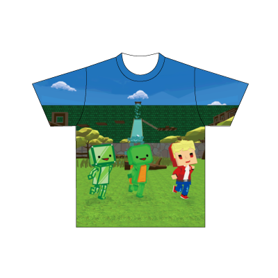 【脱獄ごっこ×まいぜんシスターズ】オーバープリントキッズTシャツ／130サイズ