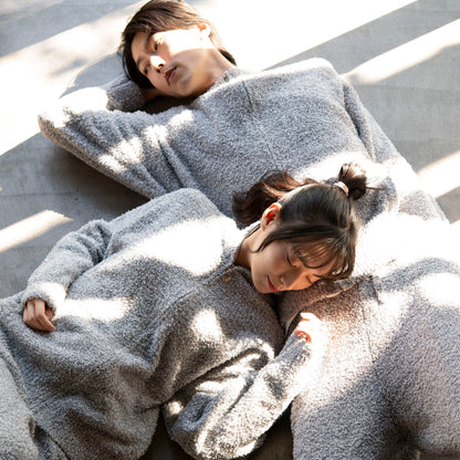 【House Love】Melange Knit Zip Cardigan