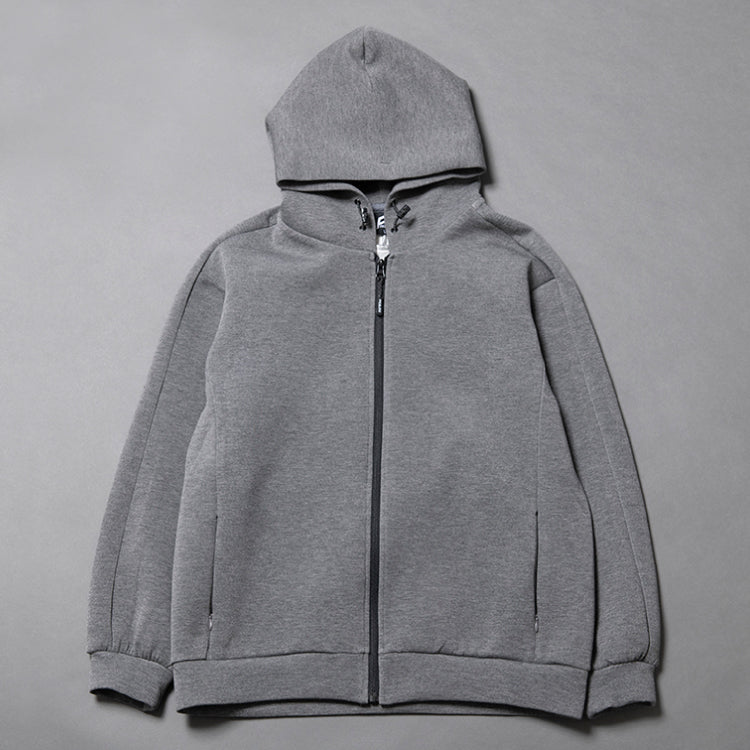 【FACELESS】Embossing print zip hoodie