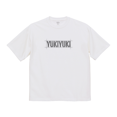 ゆきゆきサンプル マグナムウェイトビッグシルエットTシャツ（ホワイト）