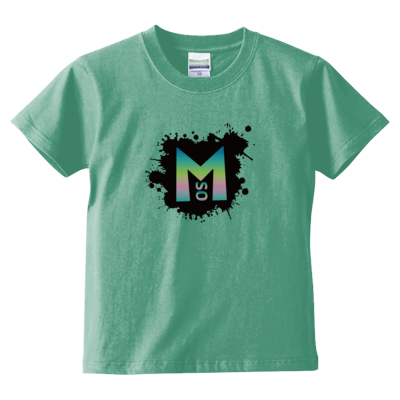 Gradation black（キッズTシャツ）