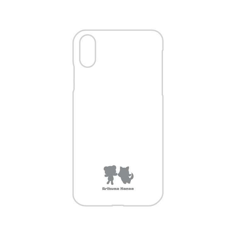 【ありくまかのあ】iPhone XR対応 スマホケース（ホワイト）