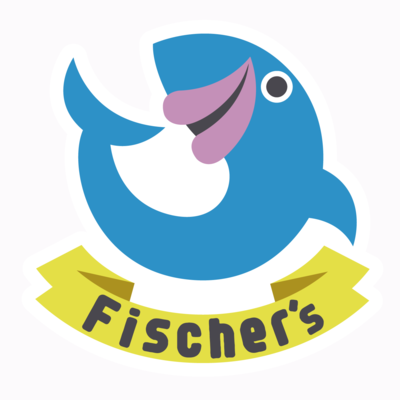 フィッシャーズサンプル ステッカーA