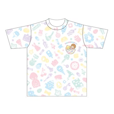 こうじょうちょーのゆめごこちTシャツ【ワンポイントロゴ】 Designed by やまもとしんじ（Lサイズ/ドライTシャツ/前面のみ印刷）