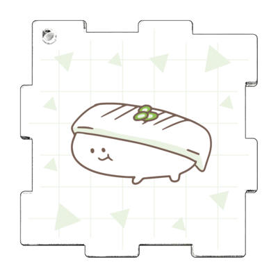 【サンプル対応品】アクリルパズルキーホルダー4