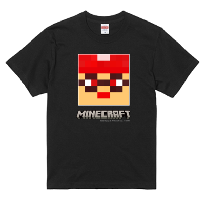 マイクラサンプル_瀬戸弘司Tシャツ(ブラック)