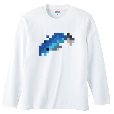 まぐろ ロングスリーブTシャツ