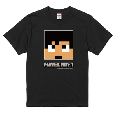マイクラサンプル_kazuTシャツ(ブラック)