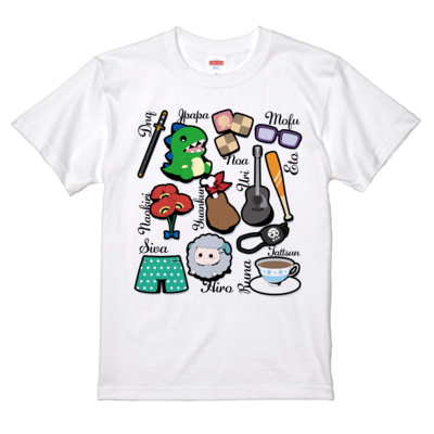 カラピチサンプル_Tシャツ(大人用) / デザイン01