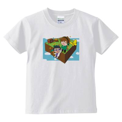 【トムとマルク】スカイブロック　キッズTシャツ