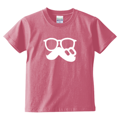 「 べ (まるべり) 」ロゴTシャツ文字白（キッズTシャツ）