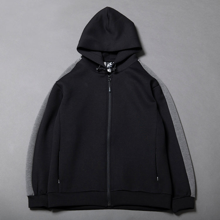 【FACELESS】Embossing print zip hoodie