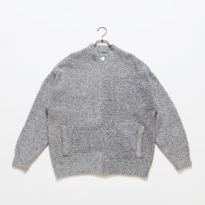 【House Love】Melange Knit Zip Cardigan