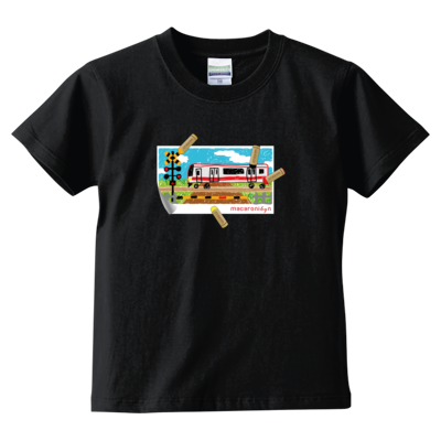 おえかき踏切 Tシャツ(キッズサイズ)