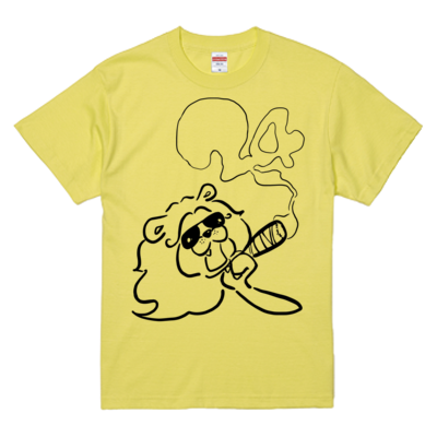 出し勝ちライオンくんTシャツ